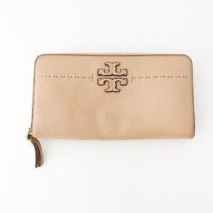 Tory Burch McGraw Leather Continental Wallet
